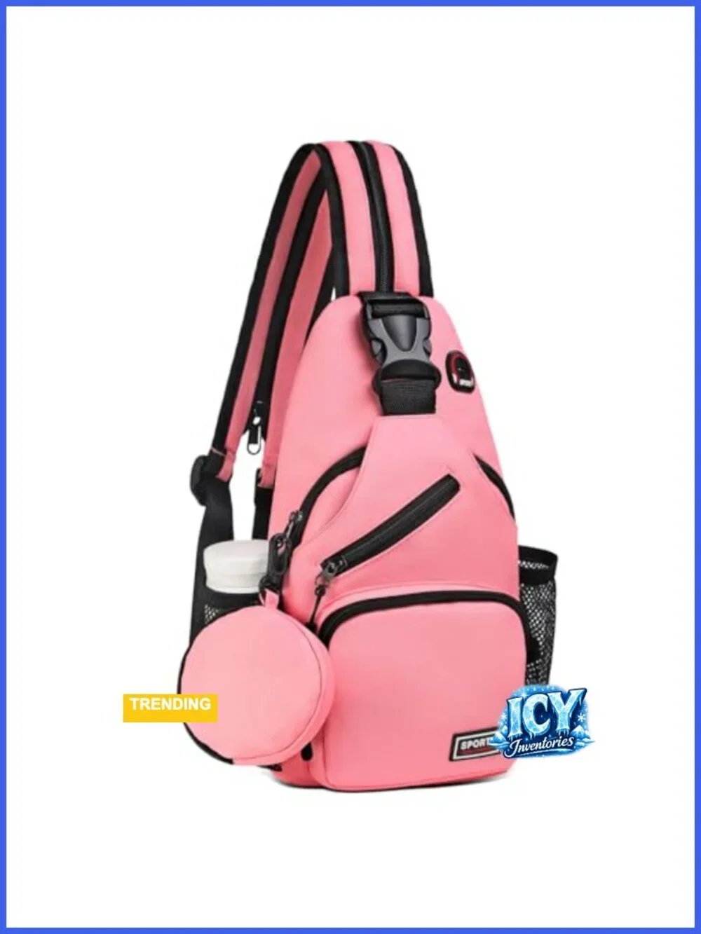 Convertible Sling Backpack Crossbody Mini Daypack for Travel Hiking Water